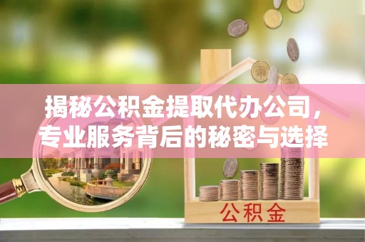 罗田揭秘公积金提取代办公司，专业服务背后的秘密与选择指南